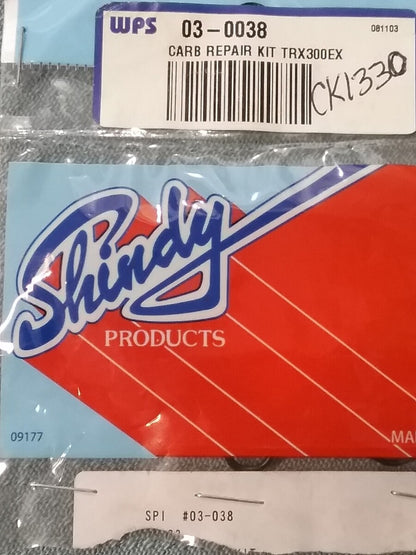 NEW SHINDY 03-038 CARB REPAIR KIT HONDA Sportrax TRX300