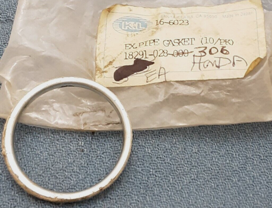 NEW K&L 16-6023 QTY4 GASKET, EX. PIPE HONDA ATC110 TRAIL CT90 Elite CH250 79-91