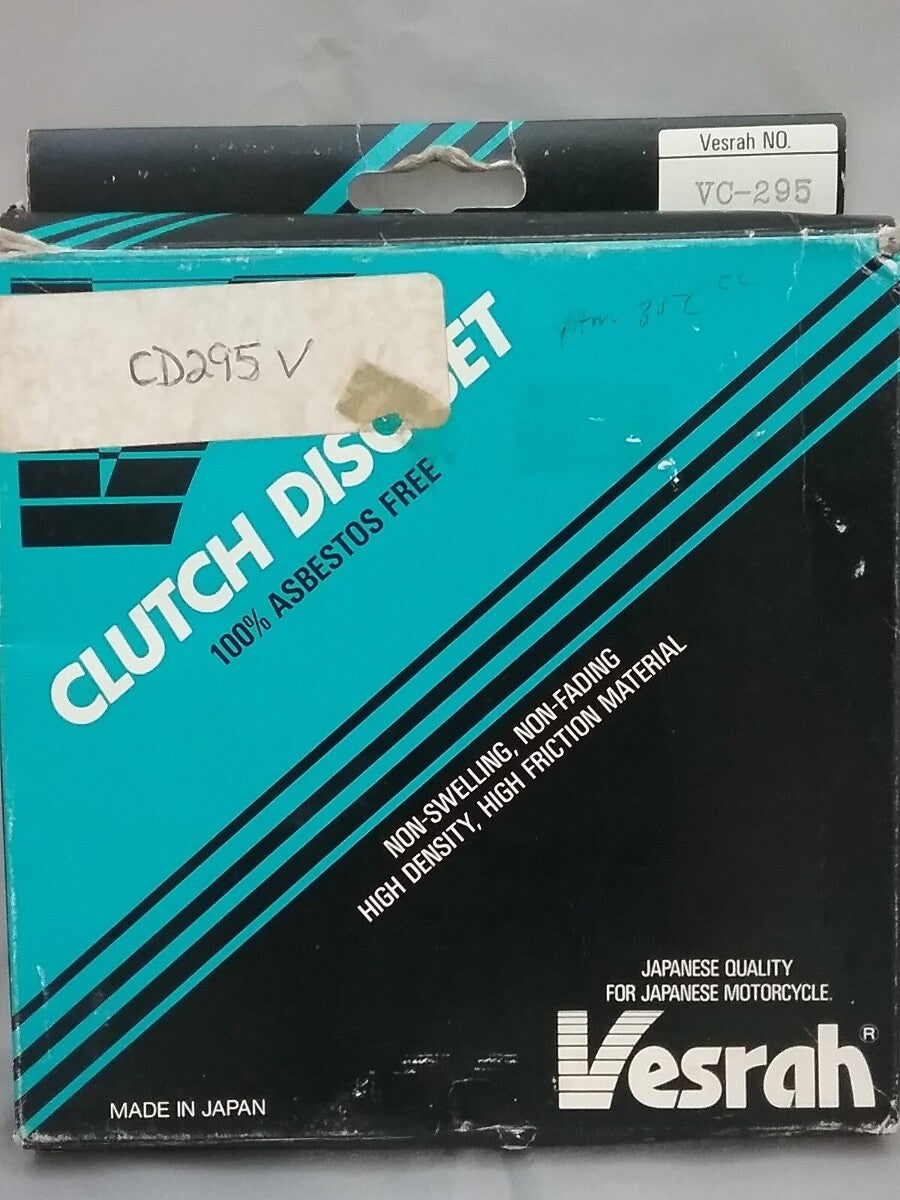 NEW VESRAH VC-295 CLUTCH DISC SET YAMAHA BIG BEAR YFM400 RAPTOR YFM350 7 DISCS