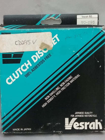 NEW VESRAH VC-295 CLUTCH DISC SET YAMAHA BIG BEAR YFM400 RAPTOR YFM350 7 DISCS