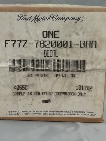 NEW FORD F3XY-1220000-AB LH Decal Stripe Kit PINK PEARL/TEAL Mercury Villager 95