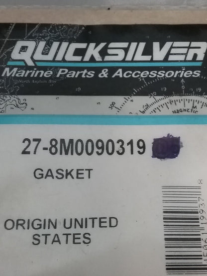 NEW GENUINE QUICKSILVER 27-8M0090319 WATER PUMP BASE LOWER GASKET Merc 70HP