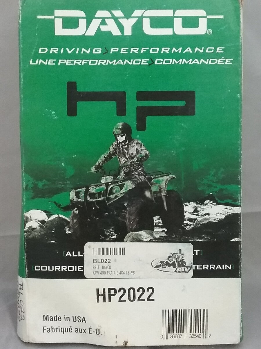 NEW DAYCO HP2022 DRIVE BELT KAWASAKI PRARIE KVF400 96-98