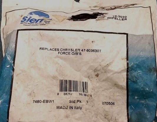 NEW SIERRA 18-3030 Chrysler, Force outboard 75 85 90 100 120 120HP