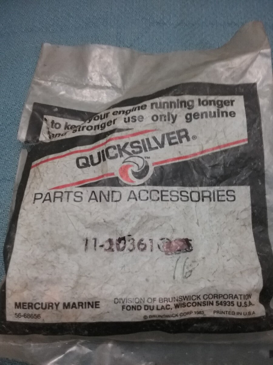 NEW QUICKSILVER 11-20361 NUT QTY14 Mercury Outboard 200 9.8 7.5 175HP
