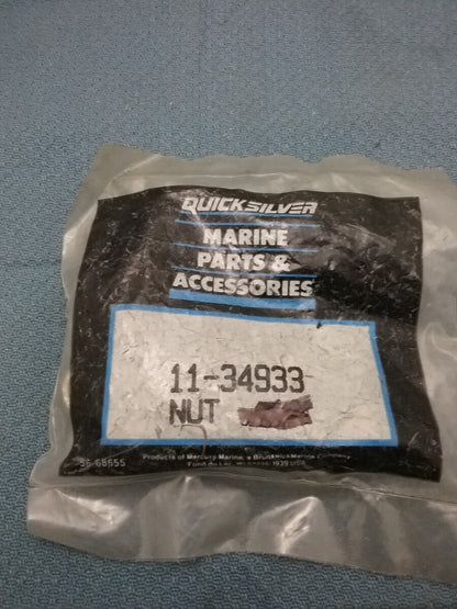 NEW QUICKSILVER 11-34933 QTY10 NUT Mercury Outboard 80 65 100HP