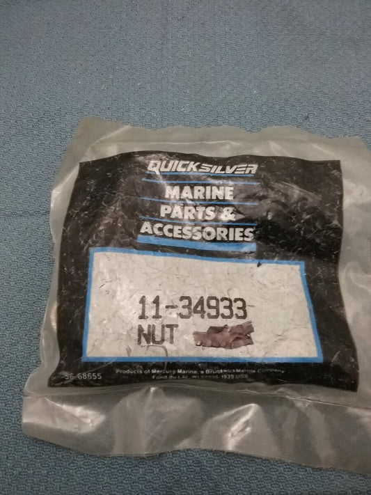NEW QUICKSILVER 11-34933 QTY10 NUT Mercury Outboard 80 65 100HP