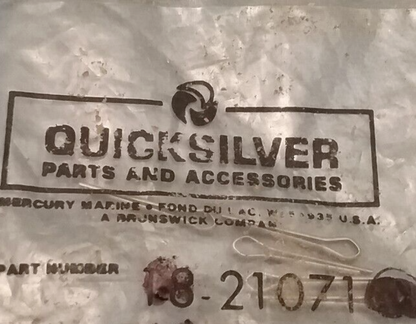 NEW QUICKSILVER 18-21071 QTY5 COTTER PIN Mercury Outboard 40 30 50HP