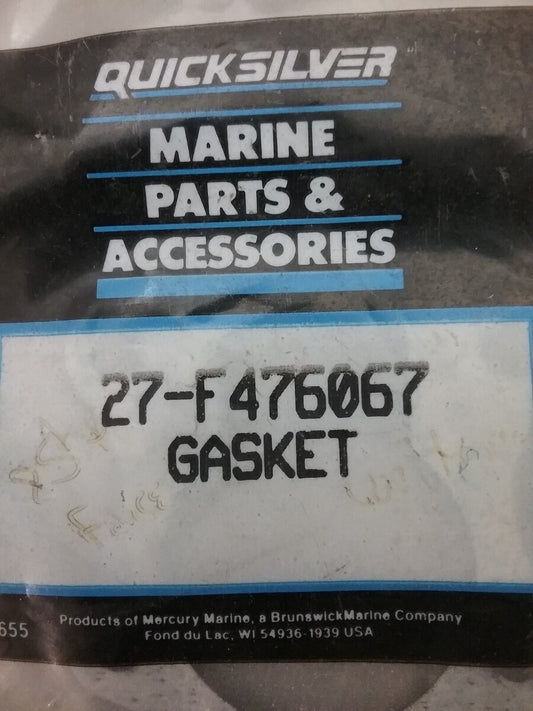 NEW QUICKSILVER 27-F476067 GASKET Mercury Sportjet Jet Drive 90HP Force Outboard
