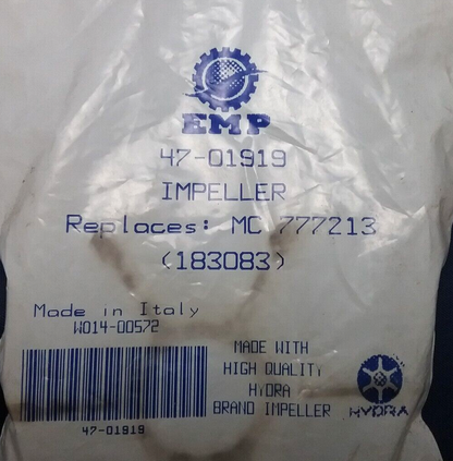 NEW ENGINEERED MARINE PRODUCTS 47-01919 IMPELLER JOHNSON EVINRUDE 35 40 50 60HP