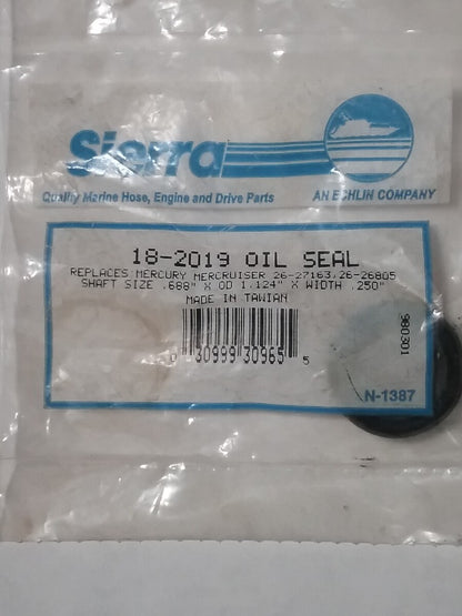 NEW SIERRA 18-2019 PROP SHAFT SEAL MERCURY MERCRUISER 20 200HP
