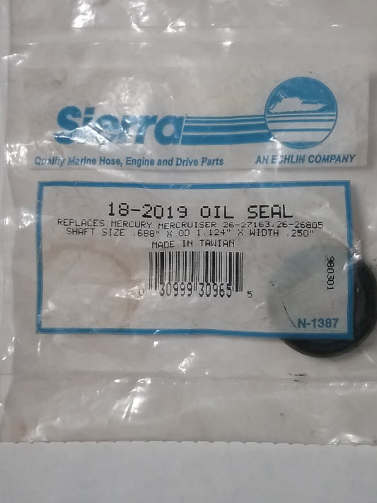NEW SIERRA 18-2019 PROP SHAFT SEAL MERCURY MERCRUISER 20 200HP