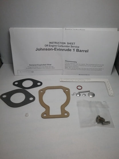 NEW SIERRA 18-7223 CARBURETOR KIT JOHNSON EVINRUDE 4 9.9 15HP