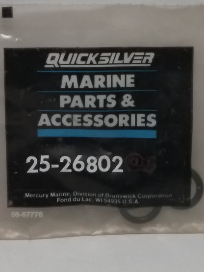 NEW QUICKSILVER 25-26802 O-RING MERCRUISER 4.3L 5.7L 5.8L 6.8L 8.6L