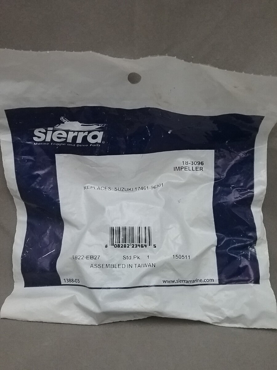 NEW SIERRA 18-3096 IMPELLER JOHNSON EVINRUDE 20 30 40 50 SUZUKI 20 30 40 50 60HP