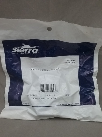 NEW SIERRA 18-3096 IMPELLER JOHNSON EVINRUDE 20 30 40 50 SUZUKI 20 30 40 50 60HP