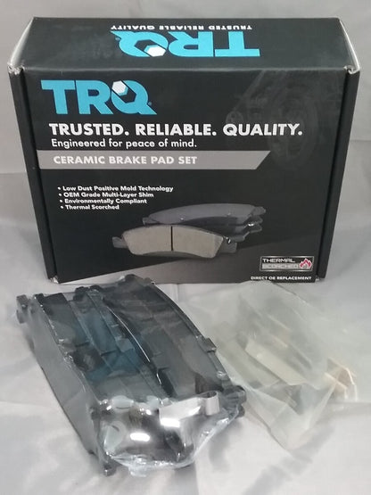 NEW TRQ BFA73285 Rear Premium Posi Ceramic Brake Pad Set Buick Enclave 08-17