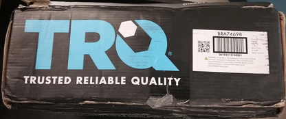 NEW TRQ BRA74698 Performance Disc Brake Rotor Drilled & Slotted Front G-Coated