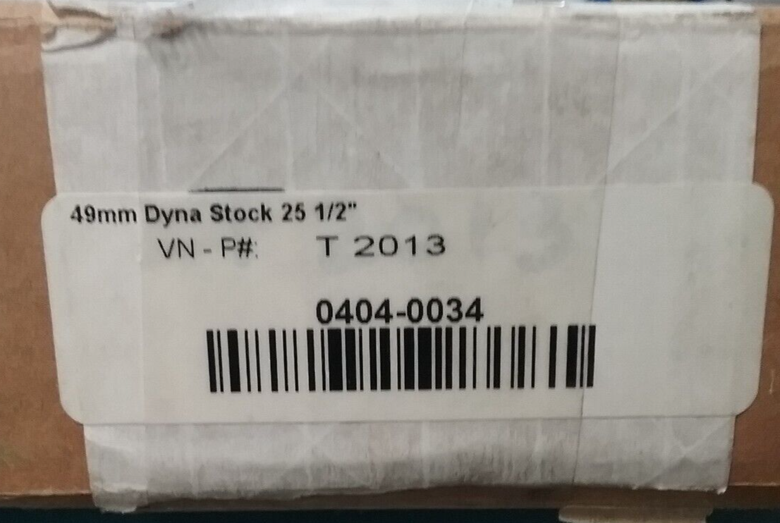 NEW CUSTOM CYCLE ENGINEERING T 2013 FORK TUBES 49MM DYNA STOCK 25.5"