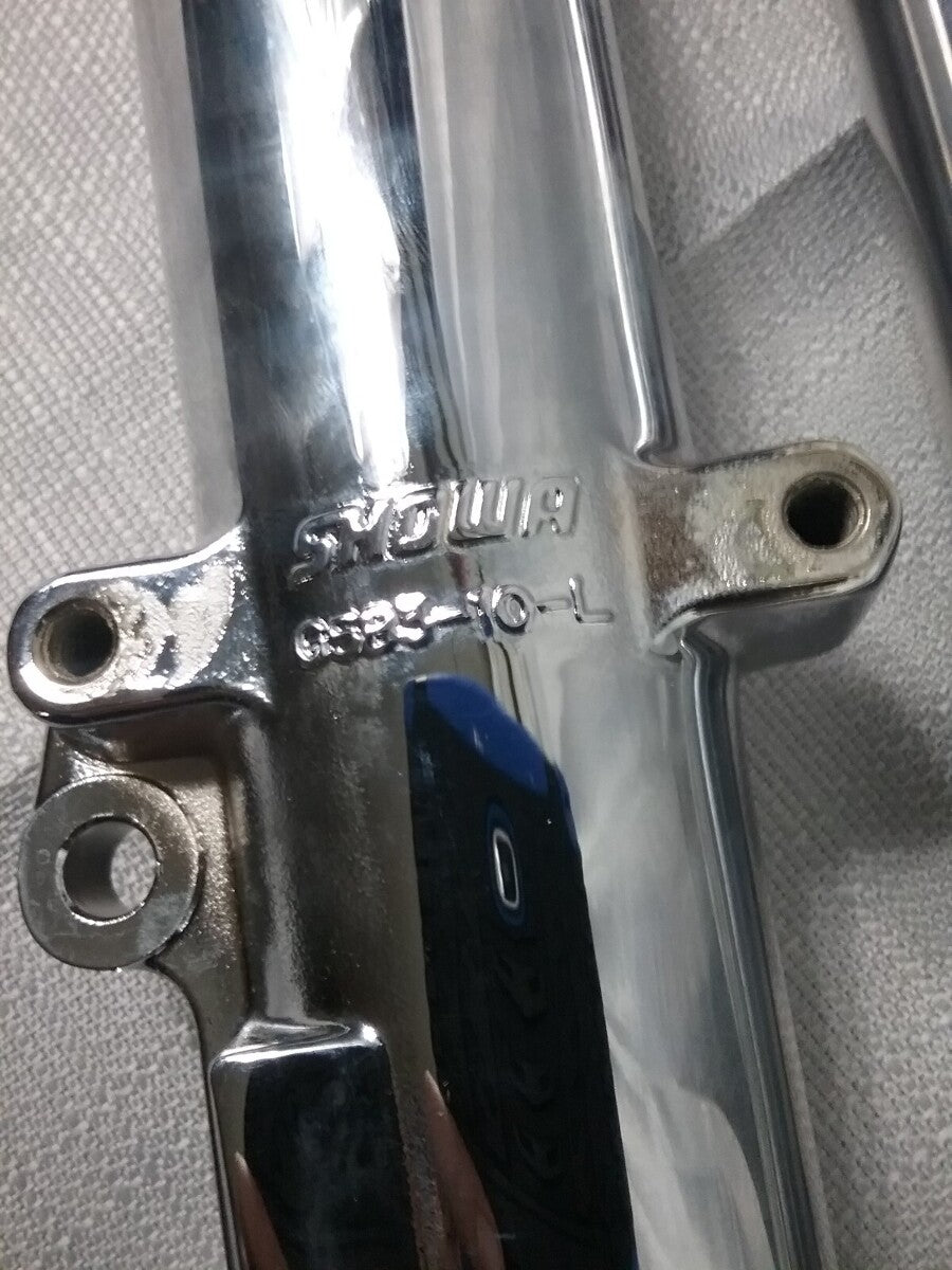 NEW V-TWIN MFG 24-1395/SHOWA G583 CHROME FORK SLIDER BIG TWIN HARLEY FLHR, FLHRC