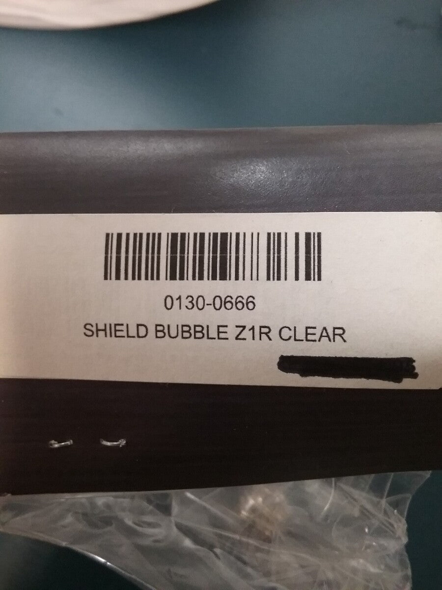 NEW R1Z 0130-0666 THREE SNAP BUBBLE SHIELD - CLEAR
