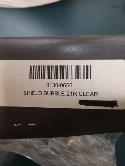 NEW R1Z 0130-0666 THREE SNAP BUBBLE SHIELD - CLEAR