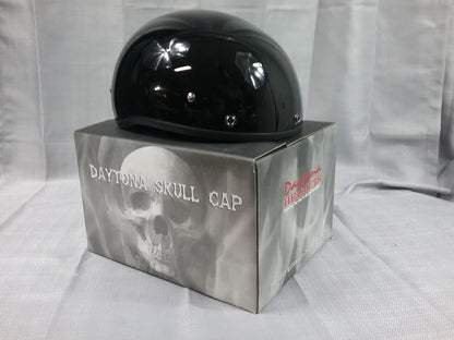 NEW DAYTONA HELMETS D1-A-M 1/2 SHELL HELMET HI-GLOSS BLACK D.O.T. APPROVED