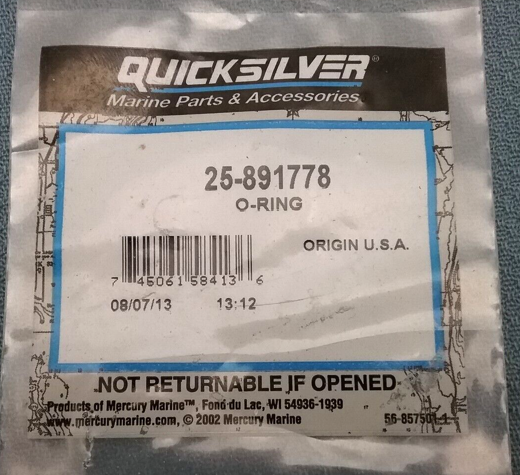NEW QUICKSILVER 25-891778 Mercury Outboard 75 80 90 115HP
