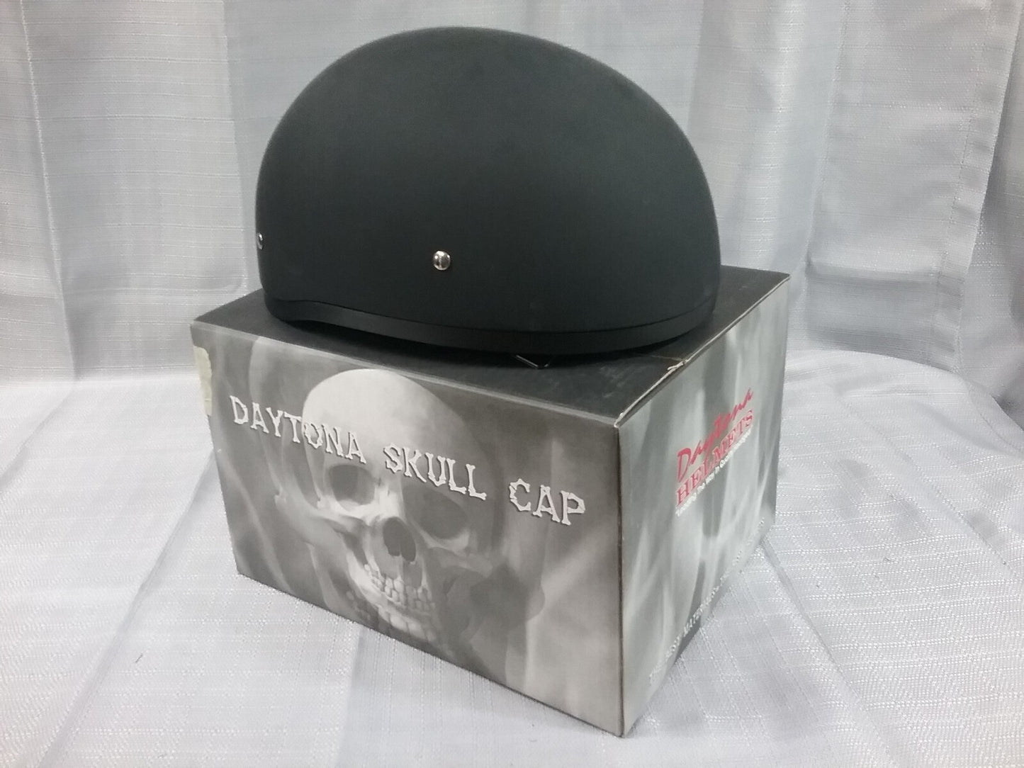 NEW DAYTONA HELMETS D1-BNS-XL 1/2 SHELL HELMET BLACK NO VISOR D.O.T. APPROVED