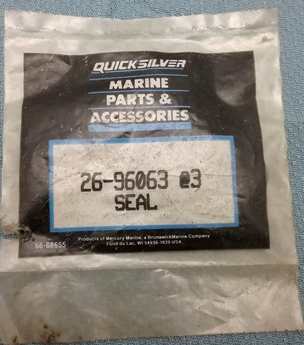 QTY 3 NEW QUICKSILVER 26-96063 SEAL Oil WATER PUMP Mercury 3.5 4 4.5 7.5 9.8HP
