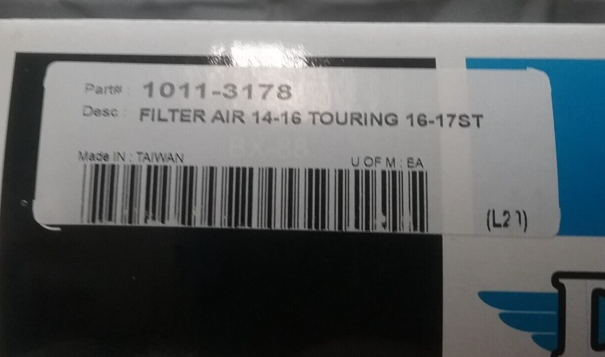 NEW DRAG SPECIALTIES 1011-3178 AIR FILTER - SEE DESCRIPTION FOR FITMENT