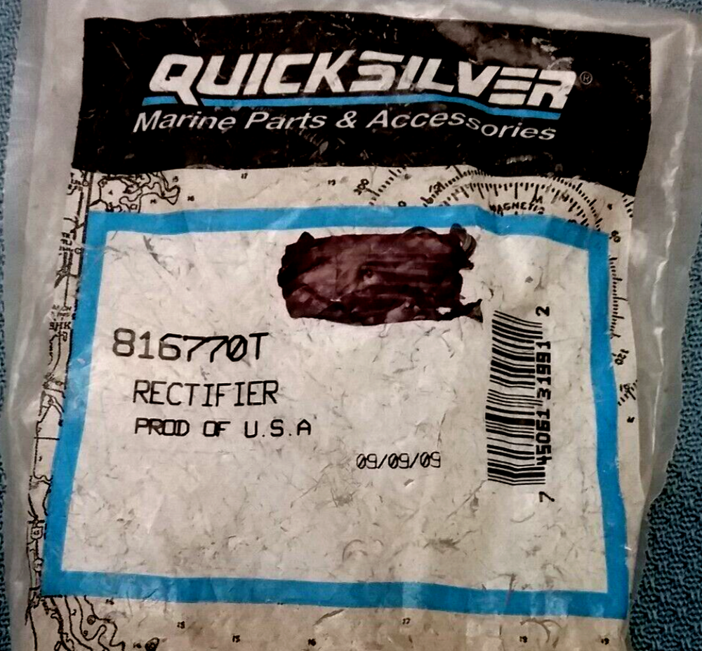 NEW QUICKSILVER 816770T RECTIFIER MERCURY OUTBOARD  6 15 20 25 140HP