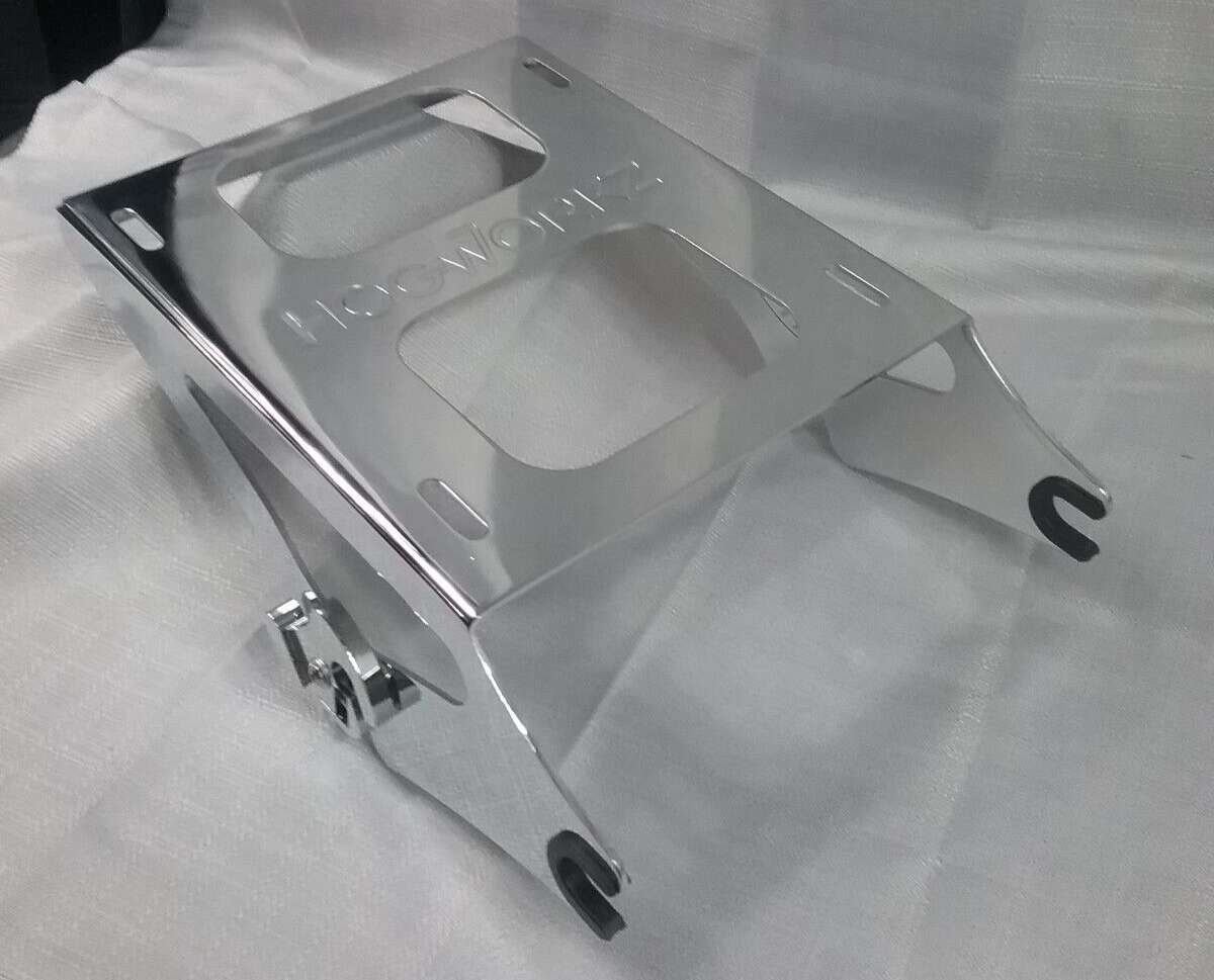 NEW HOGWORKZ HW157115 CHROME TWO-UP TOUR PAK MOUNT FOR HARLEY TOURING 2009-22