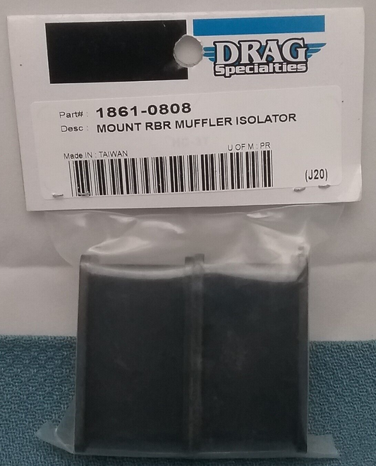 NEW DRAG SPECIALTIES 1861-0808 MUFFLER MOUNT - RUBBER HARLEY DAVIDSON 1985-2019