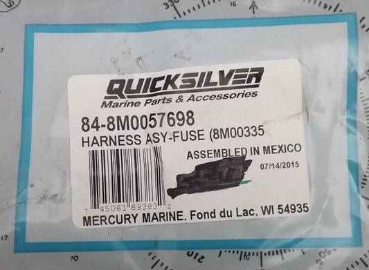NEW QUICKSILVER 84-8M0057698 FUSED HARNESS MARINER OUTBOARD 135-150HP