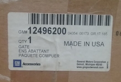 NEW GENUINE GM 12496200 BED EXTENDER - BRUSHED ALUMINUM FOR 03-07 SILVERADO 1500