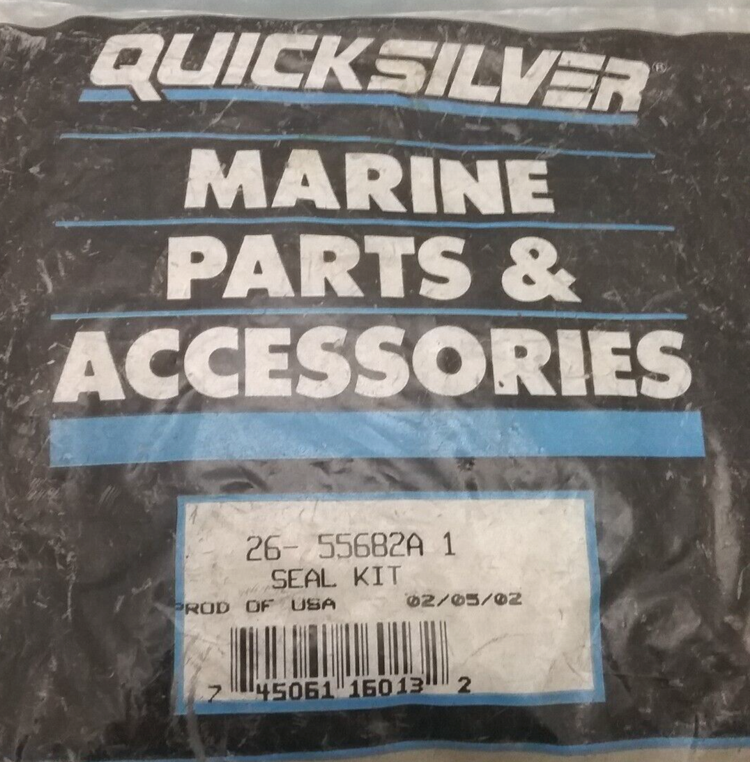 NEW QUICKSILVER 26-55682A1 GEAR HOUSING SEAL KIT MERCURY OUTBOARD 75-175HP