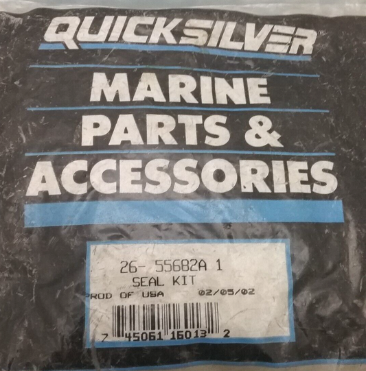 NEW QUICKSILVER 26-55682A1 GEAR HOUSING SEAL KIT MERCURY OUTBOARD 75-175HP
