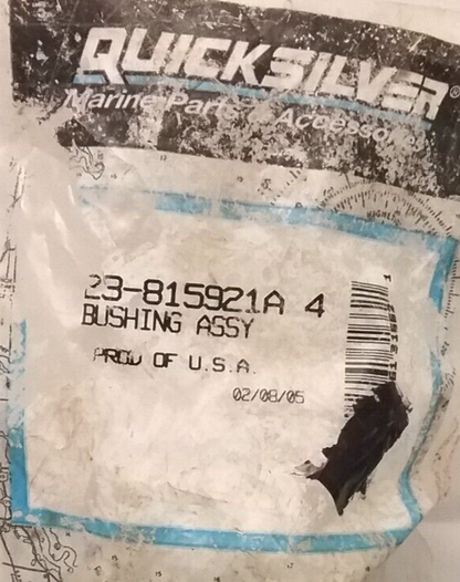 NEW QUICKSILVER 23-815921A4 BUSHING ASSY MERCURY OUTBOARD 200-300HP