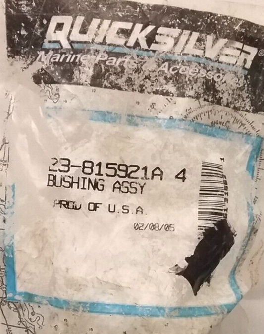 NEW QUICKSILVER 23-815921A4 BUSHING ASSY MERCURY OUTBOARD 200-300HP