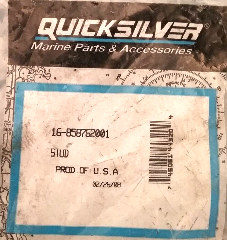 NEW QUICKSILVER 16-858762001 STUD MERCURY OUTBOARD, SPORTJET 200HP