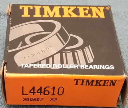 NEW TIMKEN L44610 TAPERED ROLLER BEARING CUP
