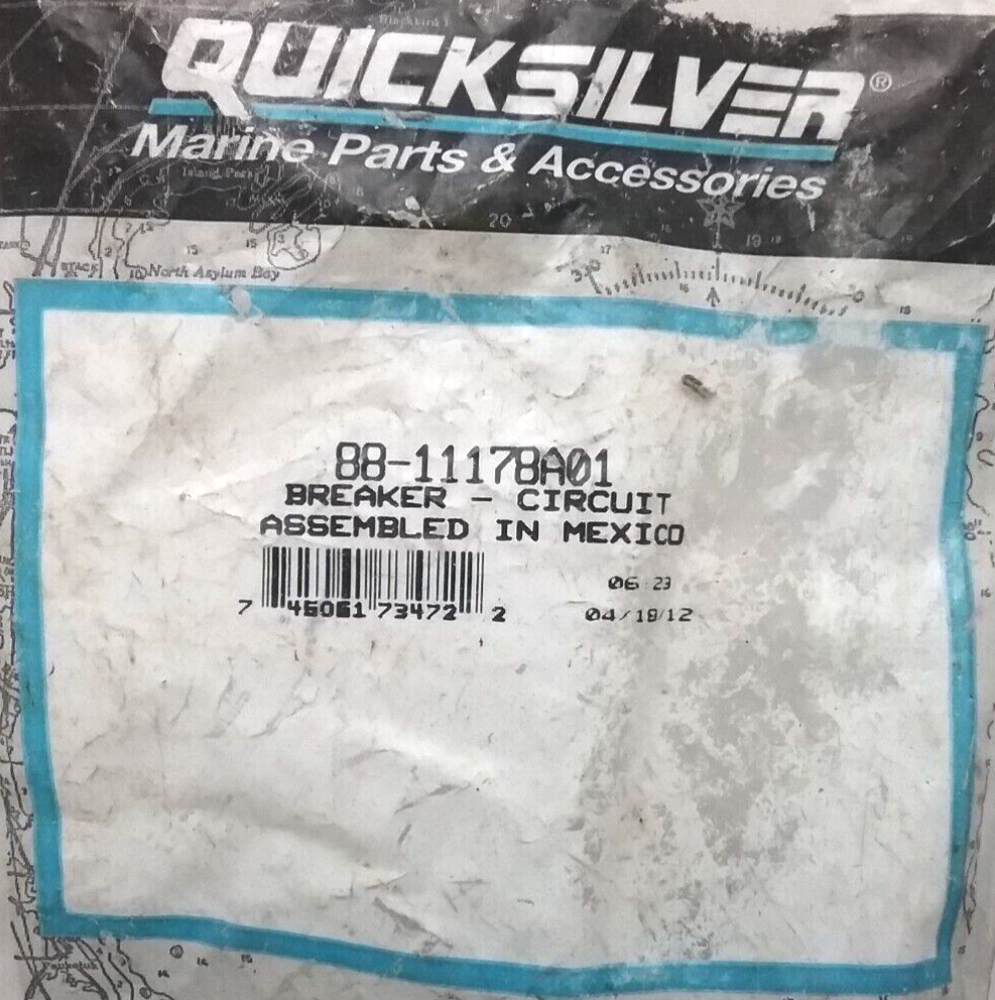 NEW QUICKSILVER 88-11178A01 CIRCUIT BREAKER MERCRUISER MERCURY FORCE 4.3-8.6L