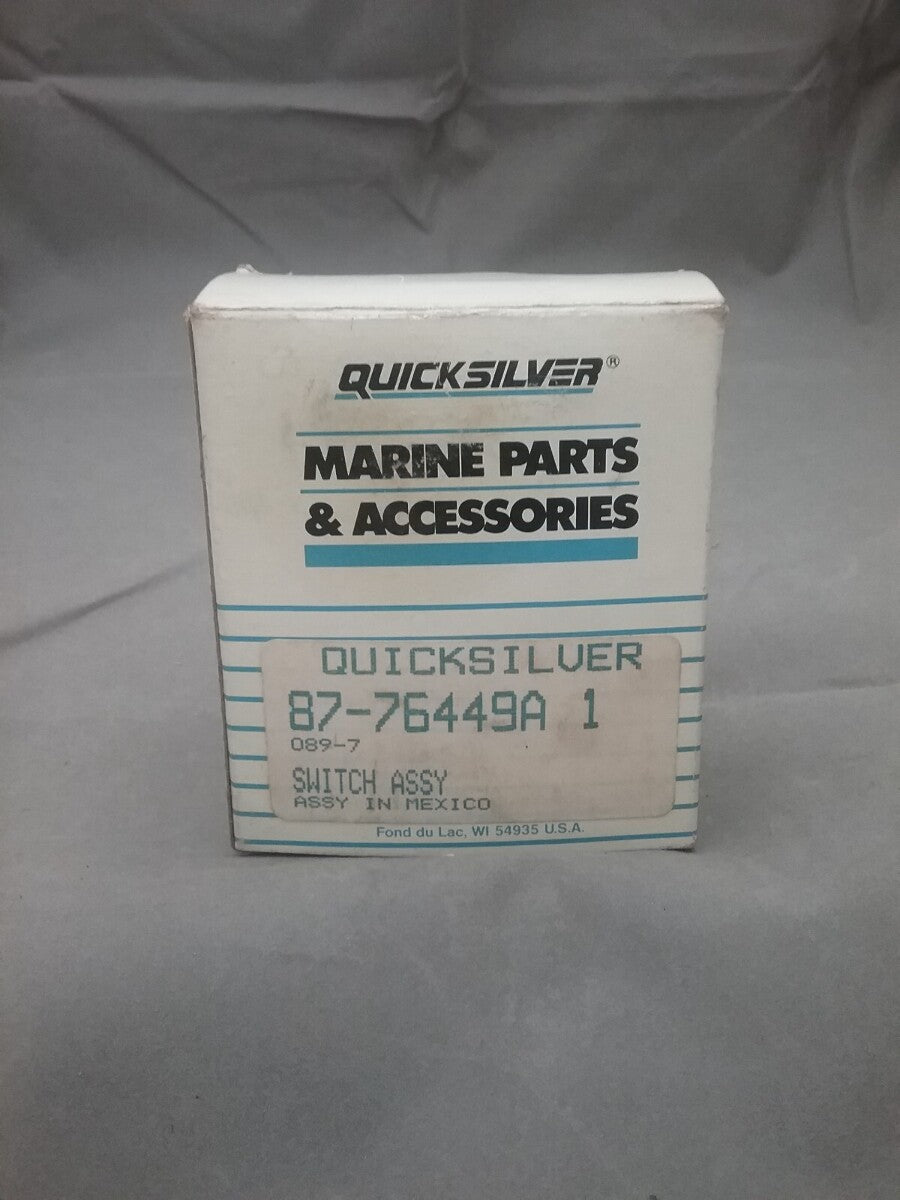 NEW QUICKSILVER 87-76449A1 SWITCH ASSEMBLY FOR MERCURY MARINES