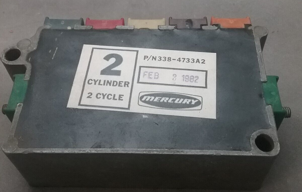 NEW QUICKSILVER 338-4733A2 SWITCH BOX ASSEMBLY MERCURY 40HP IGNITION