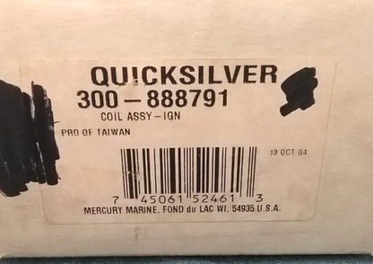 NEW QUICKSILVER 300-888791 COIL ASSY-IGN MERCURY MERCRUISER FORCE 55-125HP