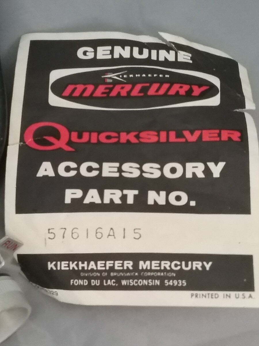 NEW QUICKSILVER 57616A15 SWITCH ASSY Mercury Outboard Manual Remote Stop