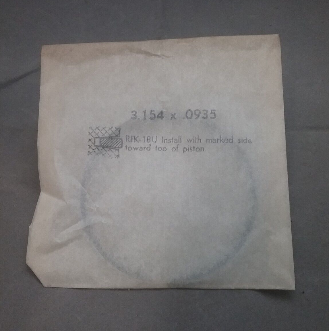 NEW MERCURY 39-85636A12 PISTON RING SET MERCURY OUTBOARD 150 175HP