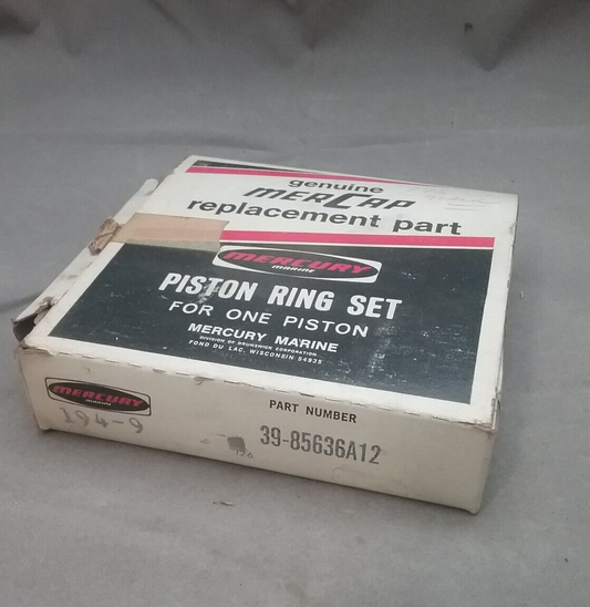NEW MERCURY 39-85636A12 PISTON RING SET MERCURY OUTBOARD 150 175HP