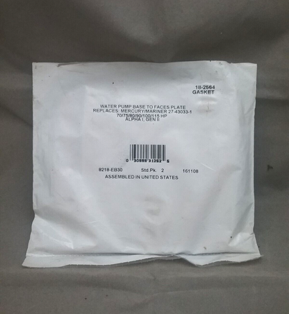 NEW SIERRA 18-2564 GASKET WATER PUMP MERCURY MERCRUISER CHRYSLER HONDA